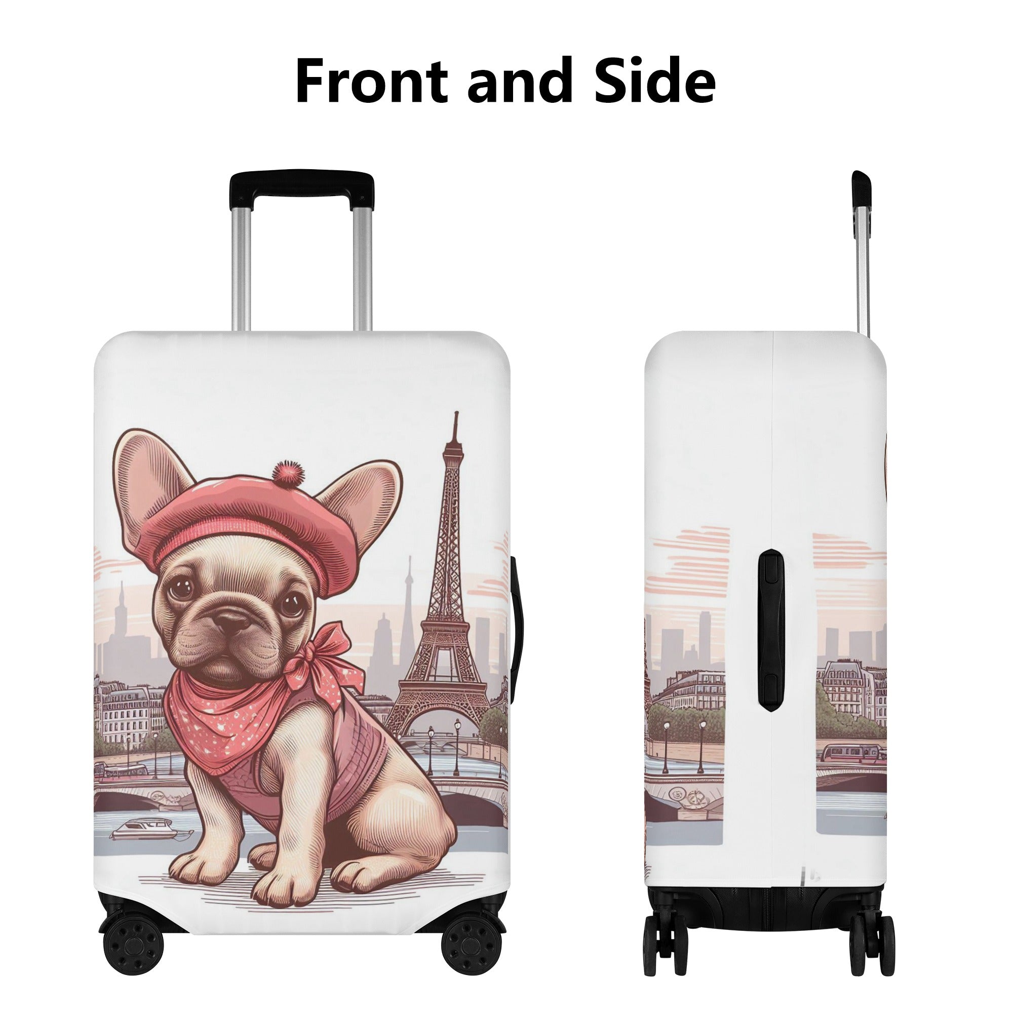 Bulldog Premium Paris - Safe Luggage Cover For French Bulldogs