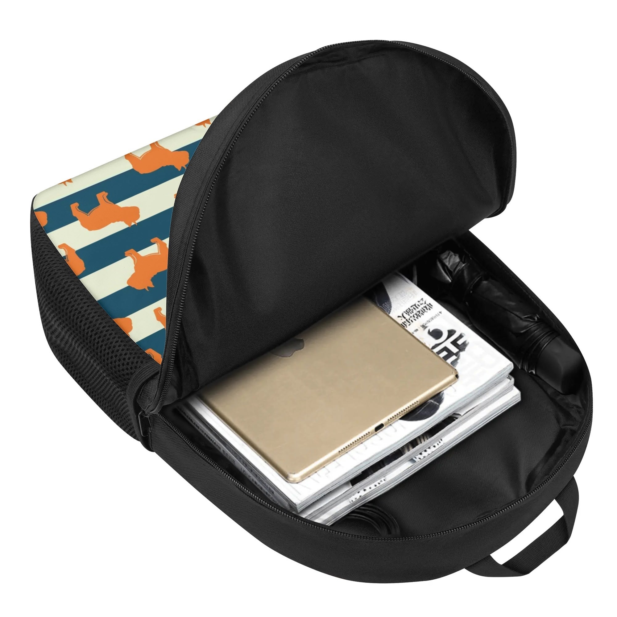 Teddy - Comfortable 17 Inch Backpack Indoor Use | Vet-recommended