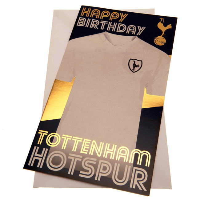 Tottenham Hotspur FC Retro Kit Birthday Card
