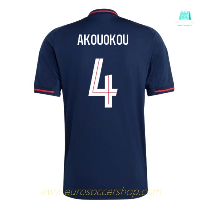 2025-2026 Olympique Lyon Away Shirt (Akouokou 4)