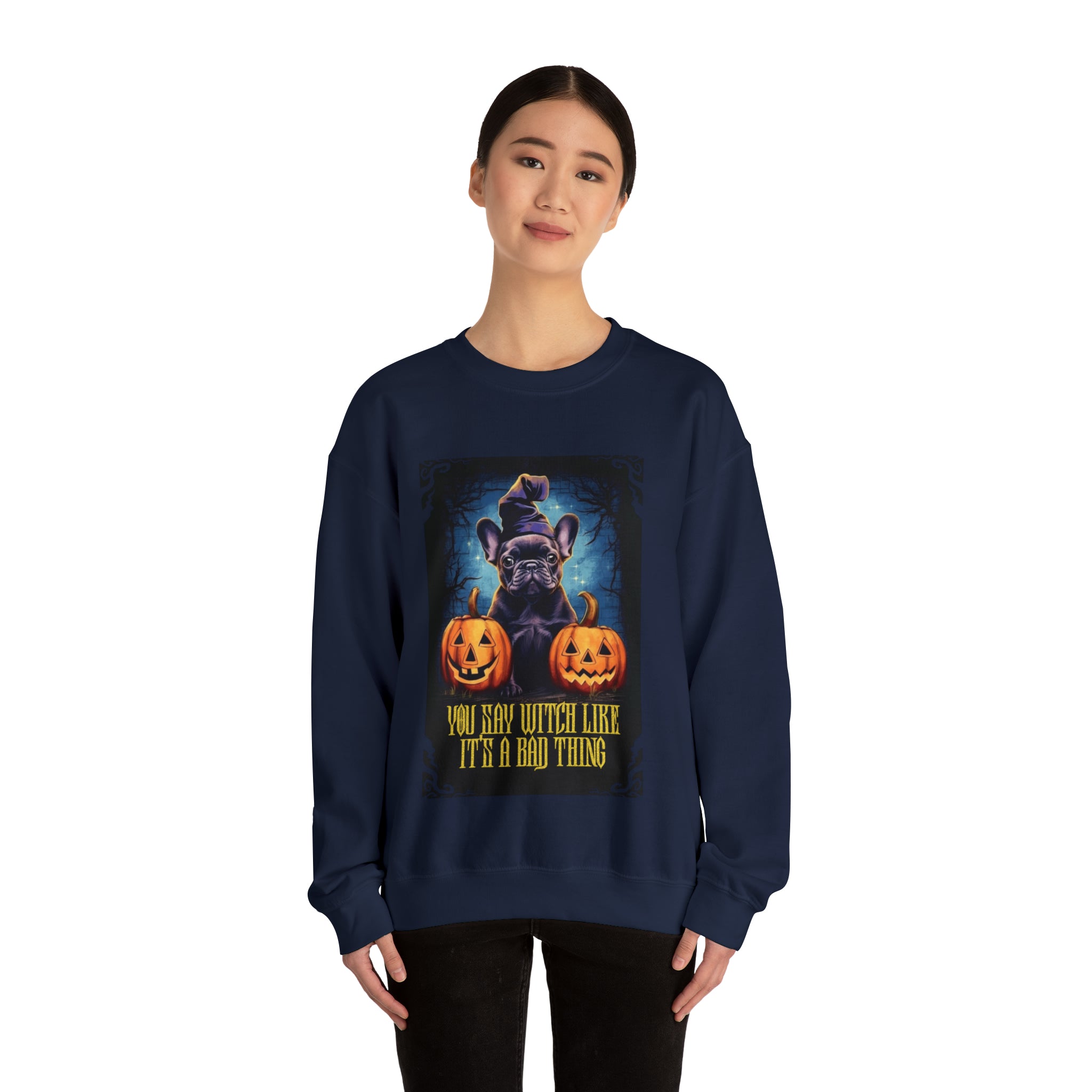 Witch - Everyday Like Halloween Unisex Sweatshirt For Frenchie Fans