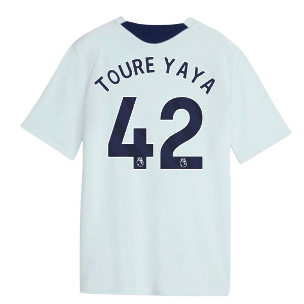 [JED] 2026-2027 Man City Training Jersey (Dewdrop) - Kids (Toure Yaya 42)
