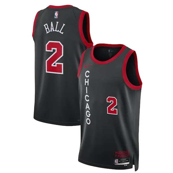 Lonzo Ball CHI Official Jersey - Great Deal - Official NBA Merchandise
