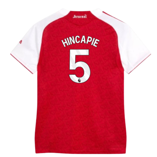 Hincapie 5 Latest Arsenal Home Game Jersey 2025-2026 (Womens)