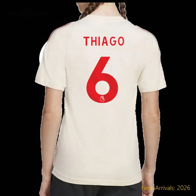 Gentle Liverpool Kids Jersey Thiago 2025-2026 Performance Fabric