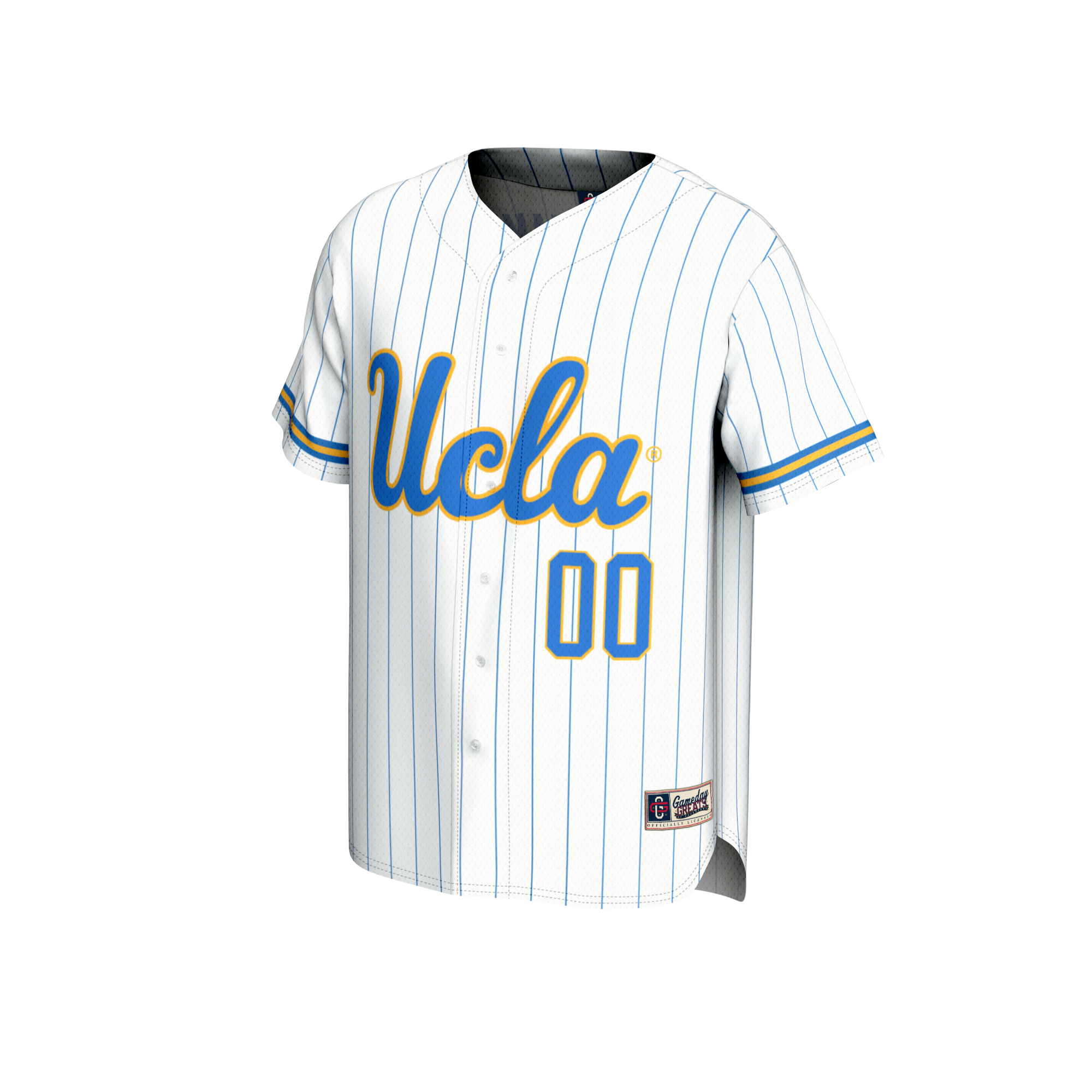 [DDG] UCLA Bruins GameDay Greats Youth NIL Pick-A-Player Lightweight Softball Fashion Jersey - White