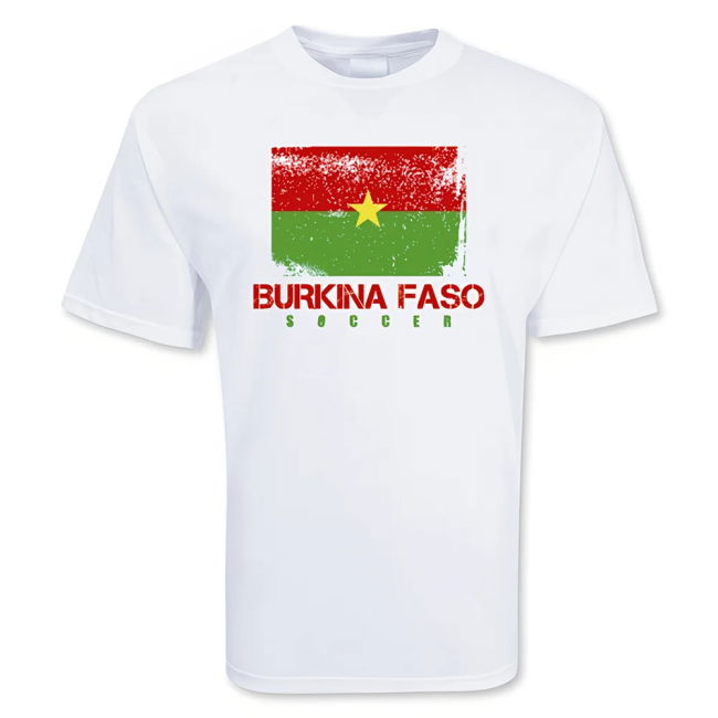 Aero-Dynamic Burkina Faso Soccer T-Shirt Performance-Driven
