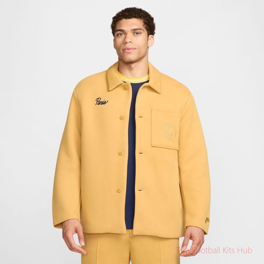 Paris Saint Germain Jacket Tech Fleece Reimagined Sport Essential GX - Wheat Gold