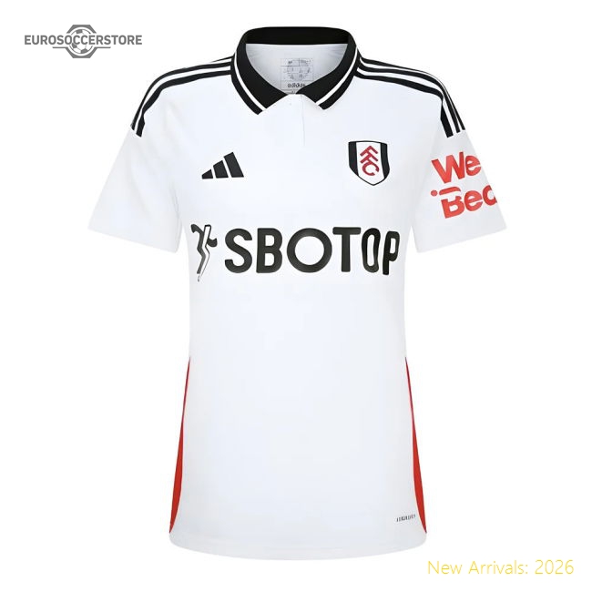 Fulham Top Flight Home Authentic Jersey Performance Fabric