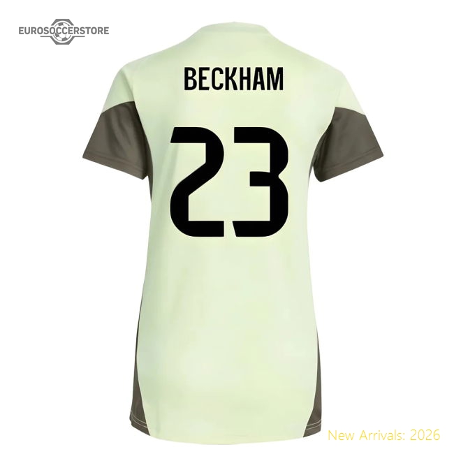 Luxury Womens Football Team Beckham Jersey 2025-2026 Flattering