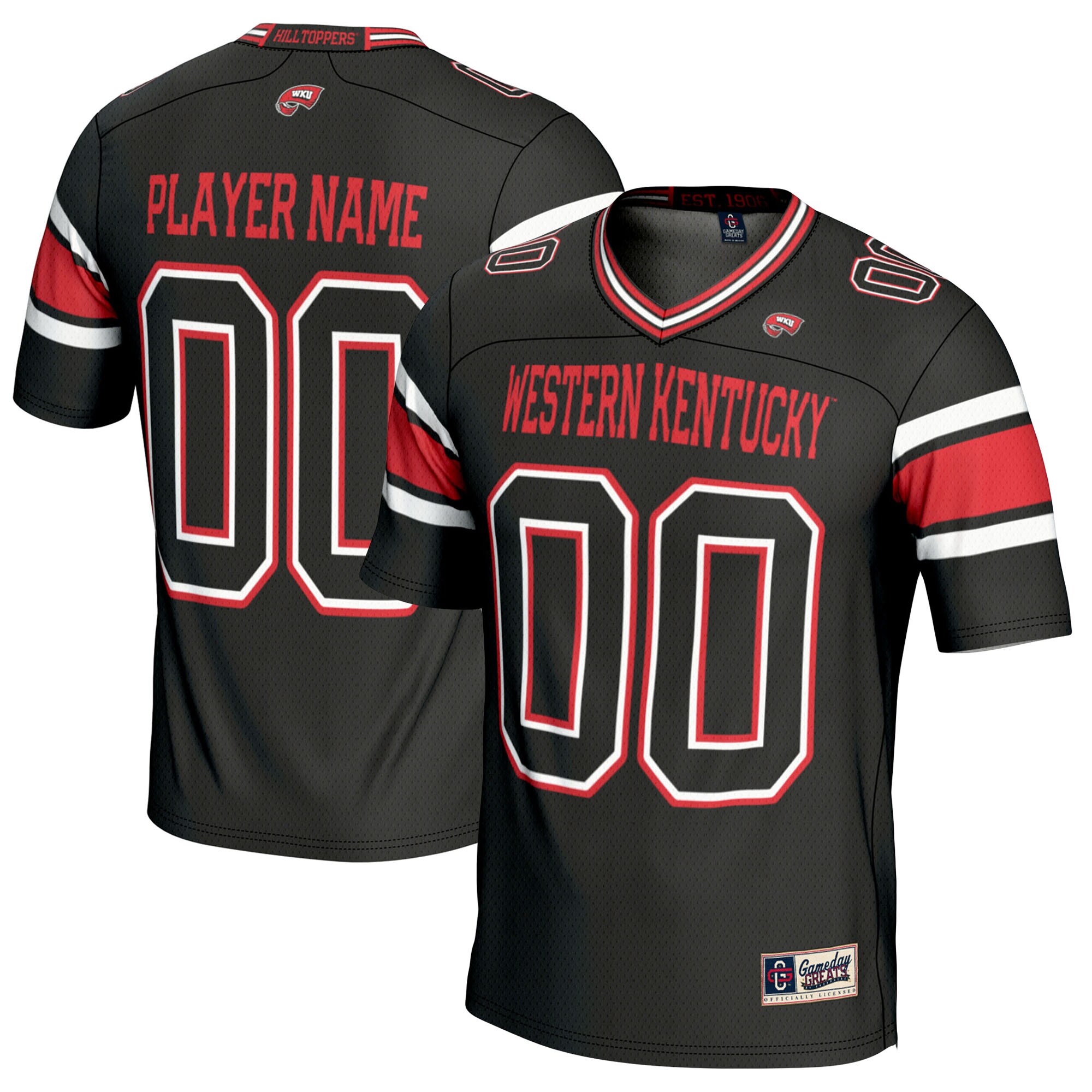 [DDG] Western Kentucky Hilltoppers GameDay Greats NIL Pick-A-Player Football Jersey - Black