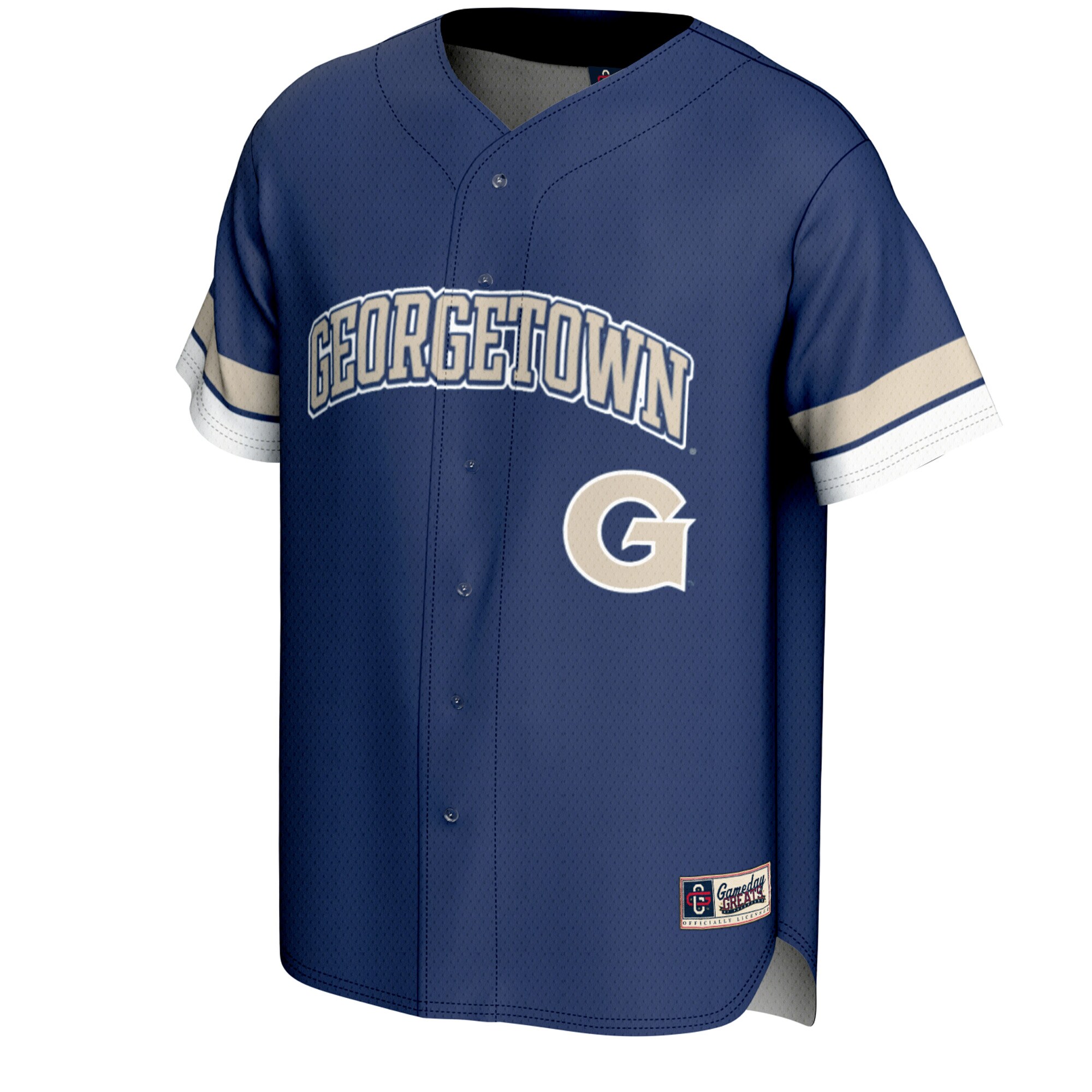 [NJP] Georgetown Hoyas GameDay Greats Youth Spirit Baseball Jersey - Navy