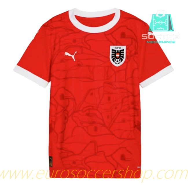 2024-25 Collection Austria Home Shirt Replica Children (Sabitzer 9)