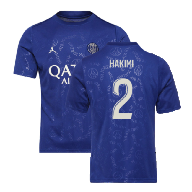 Psg Hakimi #2 Match Quality Committed Latest Edition Fan Jersey