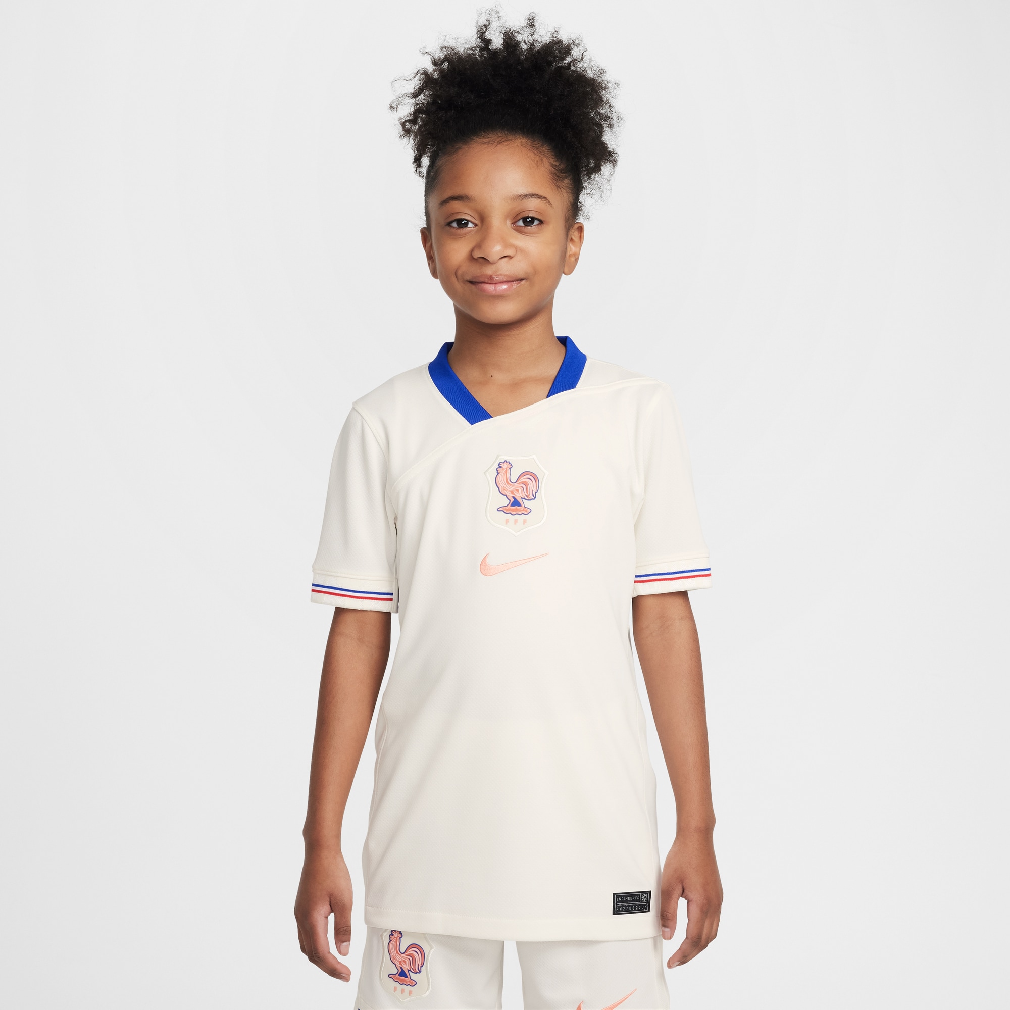 [SJH] France Women's National Team Youth 2025/26 Away Replica Jersey - Cream
