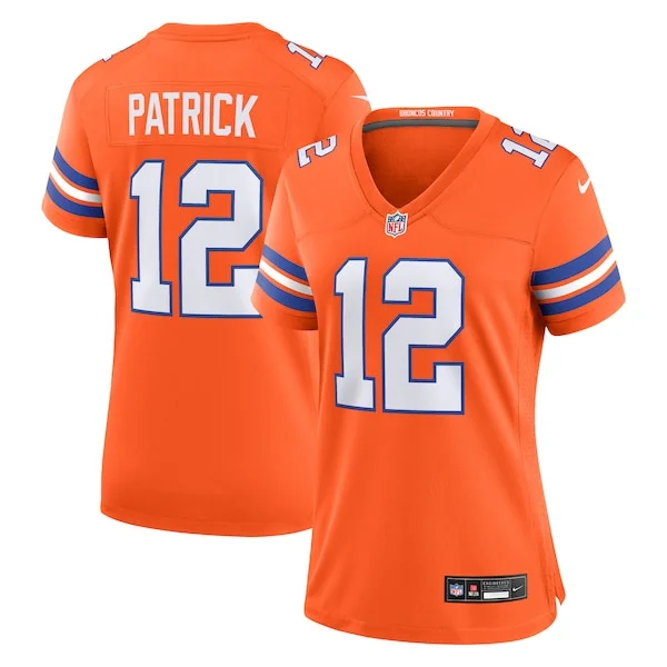 None Tim Patrick Game Jersey - Orange | NFL Player Jersey | NFL Footba