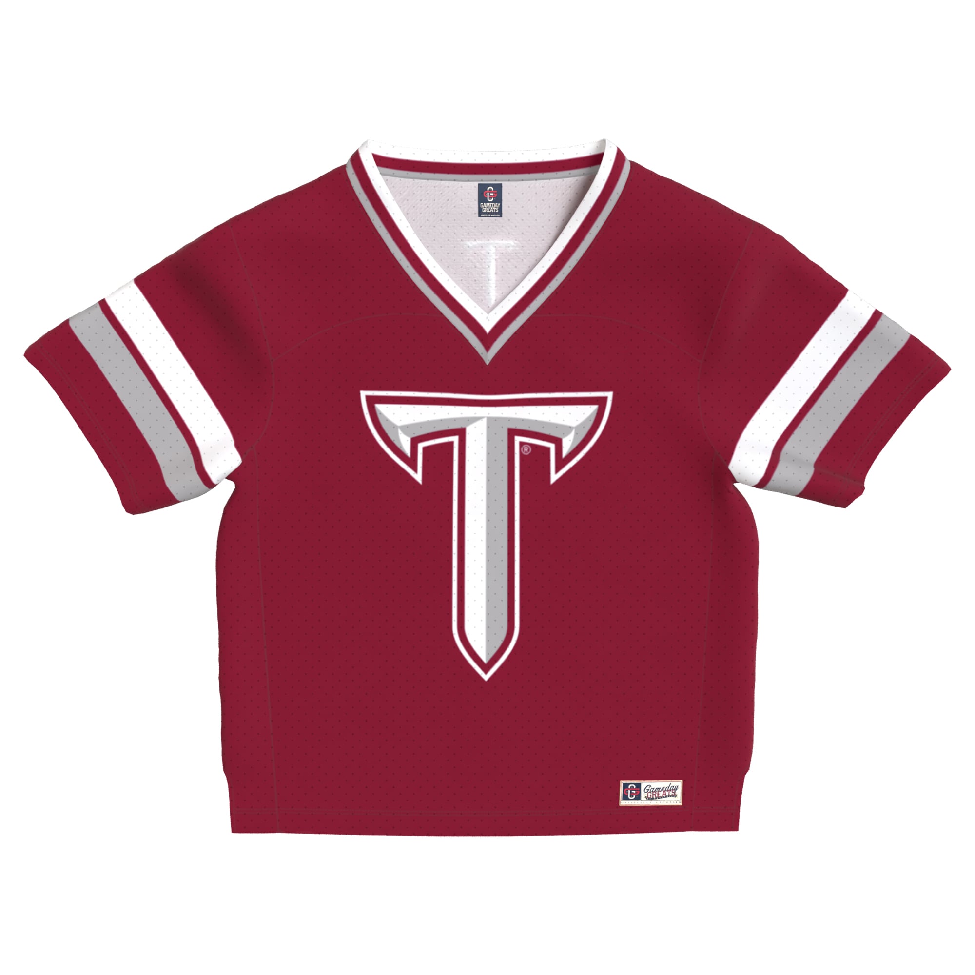 Infant Cardinal Troy University Trojans Lightweight Collegiate Football Fashion Jersey