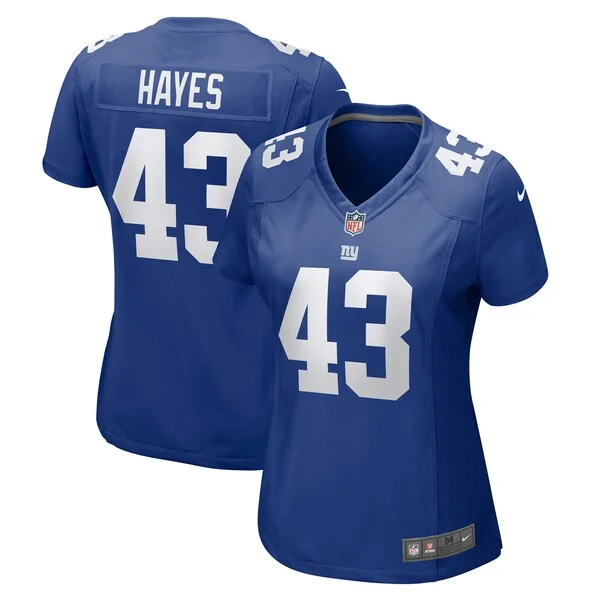 None Kaleb Hayes Game Jersey - Royal | NFL Player Jersey | NFL Footbal