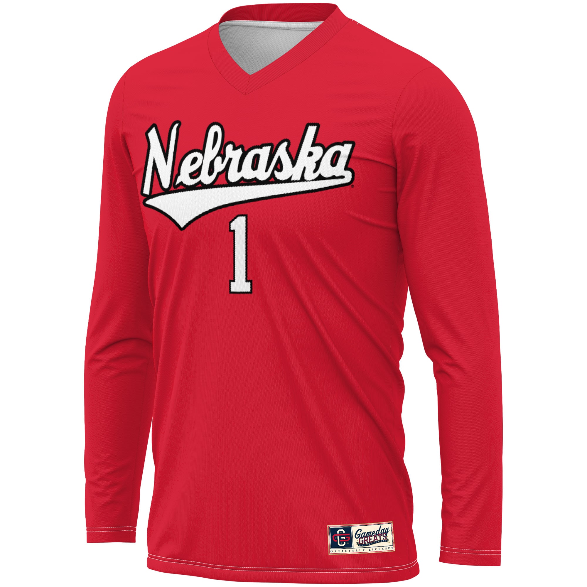 [NJP] Nebraska Huskers GameDay Greats Unisex Lightweight Volleyball Jersey - Scarlet