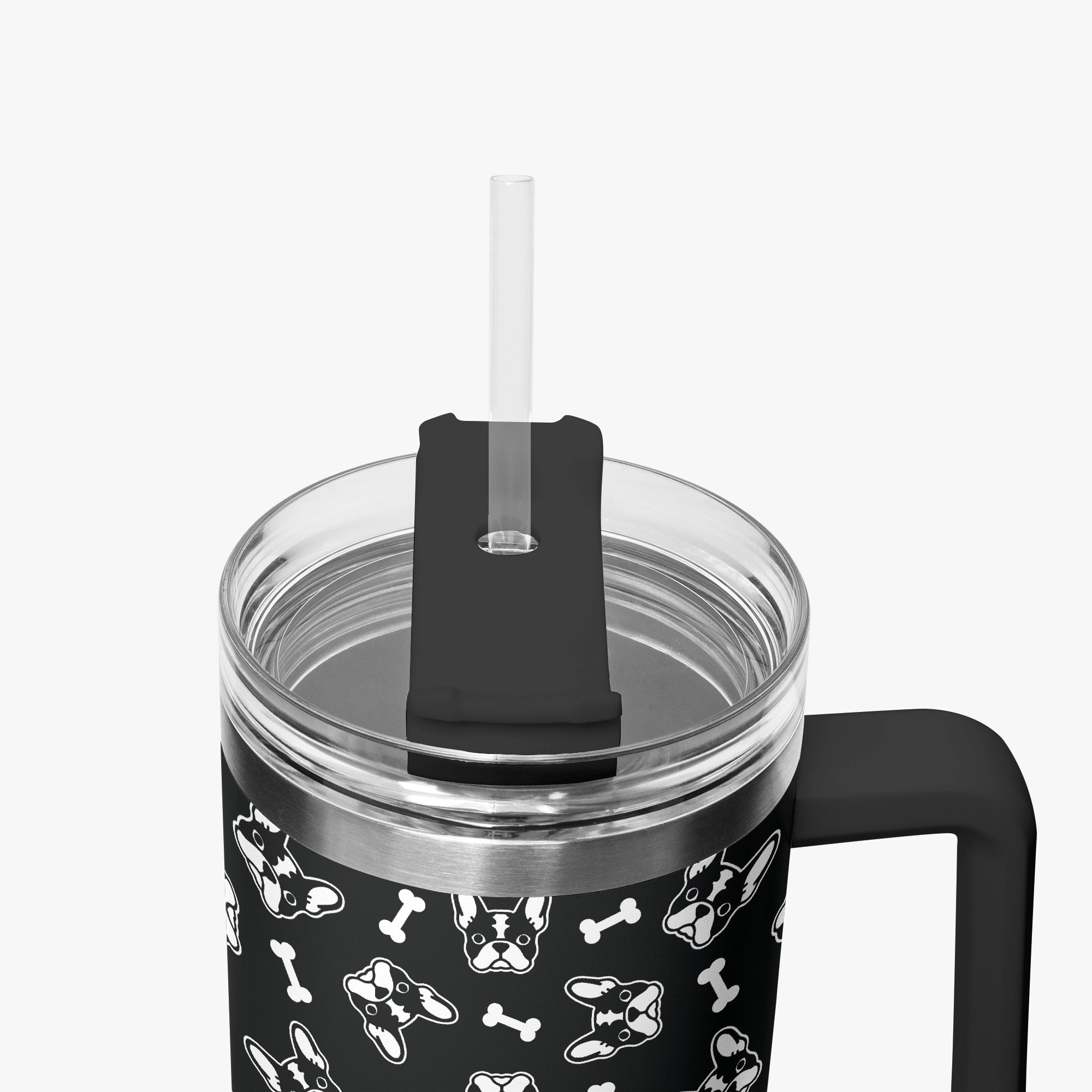 French Bulldog Cort Car Tumbler Cup Useful Frenchie Gear