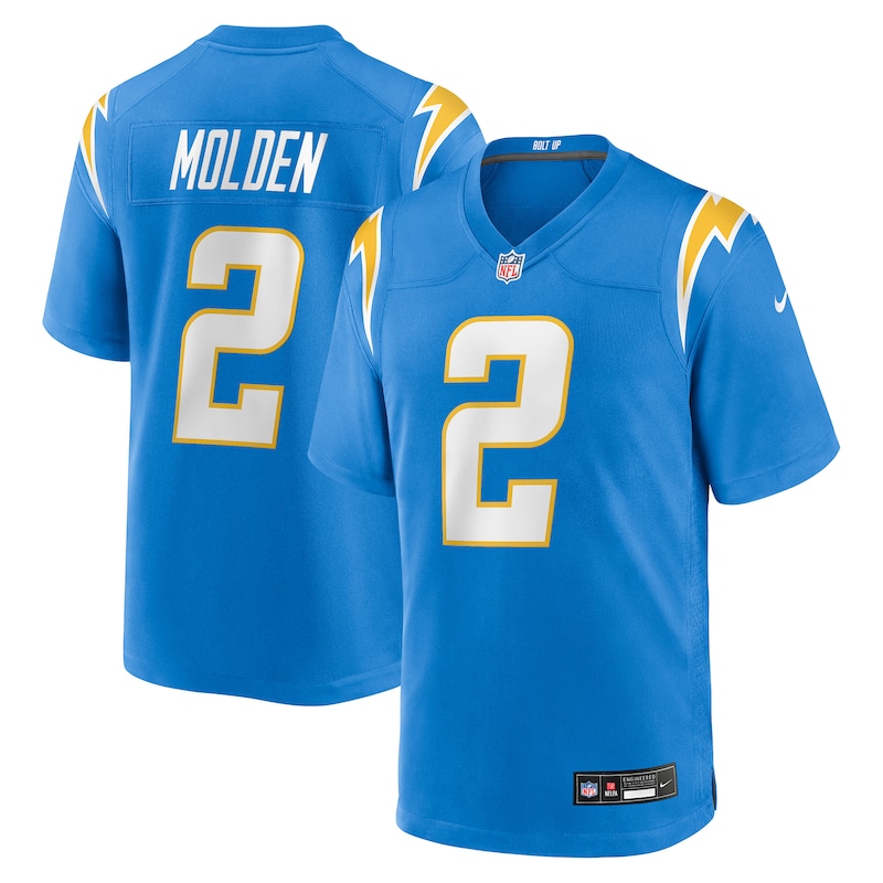None Elijah Molden LA Chargers Timeless Pro-Level Jersey for NFL Fans