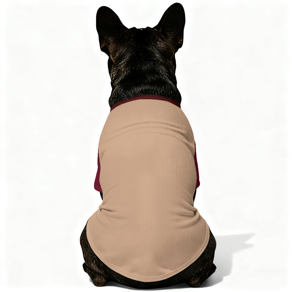 French Bulldog Violet Wool Sweater For Frenchies Durable Dog Clothes