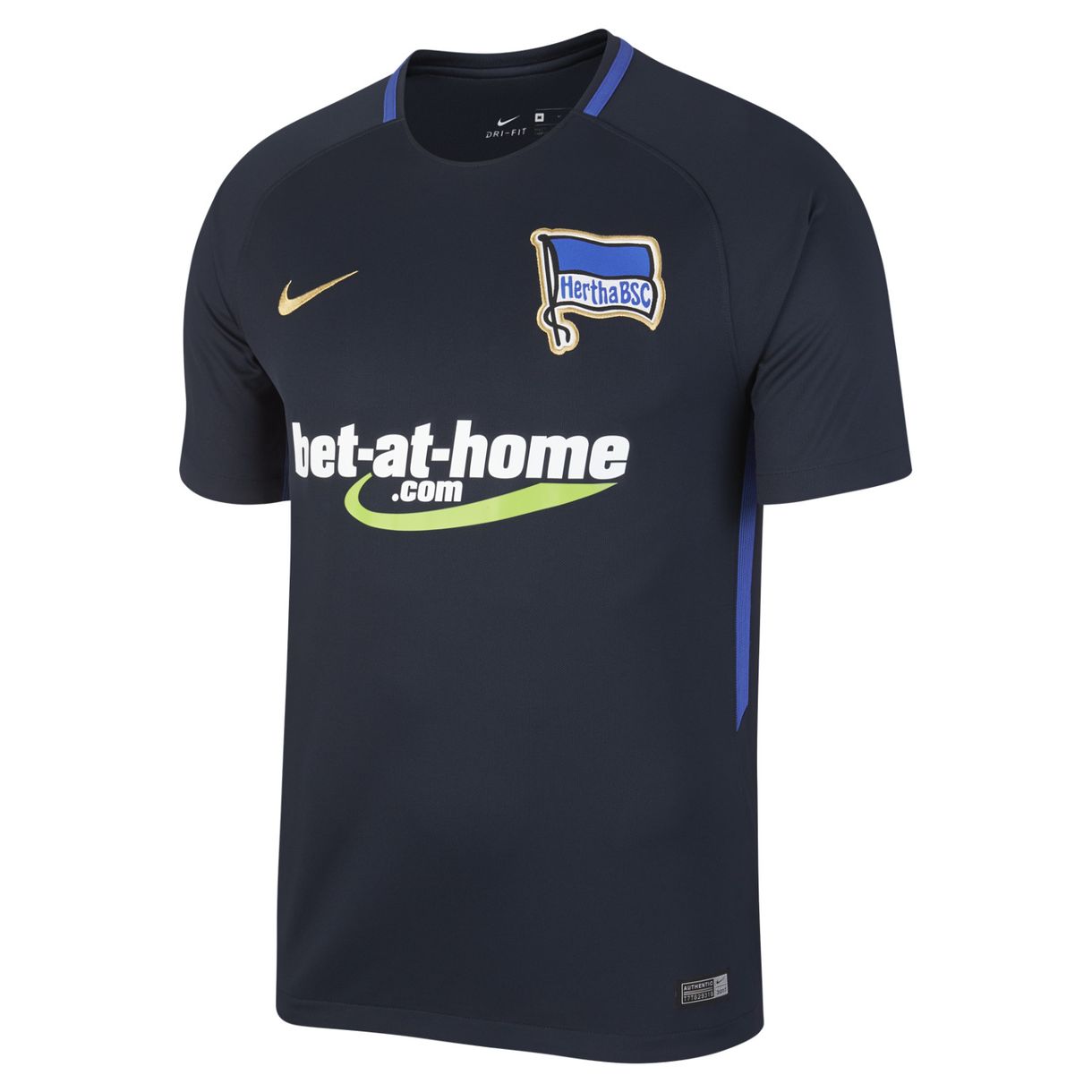 Moisture Wicking Hertha BSC Away 201718 Soccer Jersey Shirt