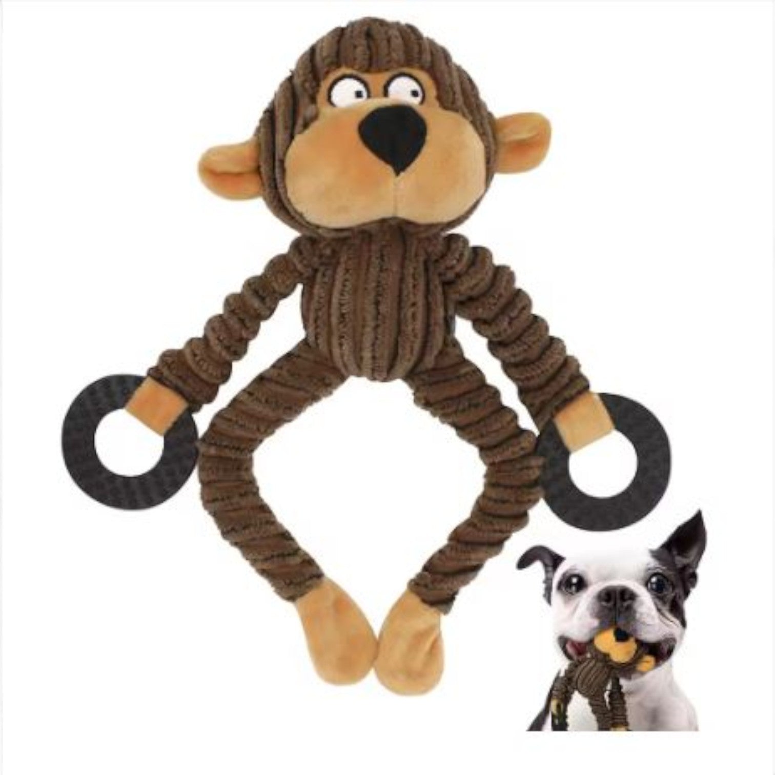 French Bulldog Monkster Frenchie Plush Toy – Teething Interactive Plush