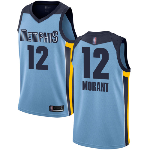 Blue PHI Ja Morant #12 Nike Replica Jersey Quality Premium Quality