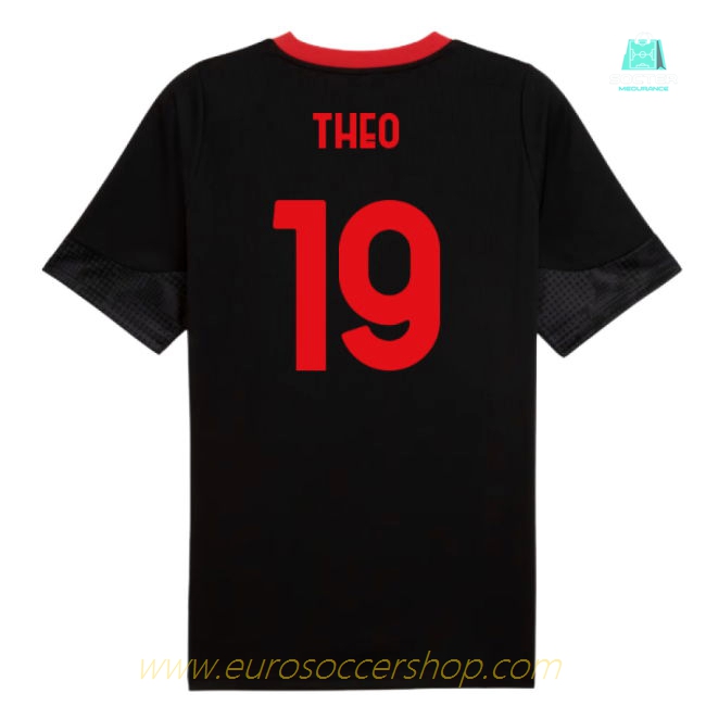2025-2026 AC Milan Training Jersey (Black) (Theo 19)