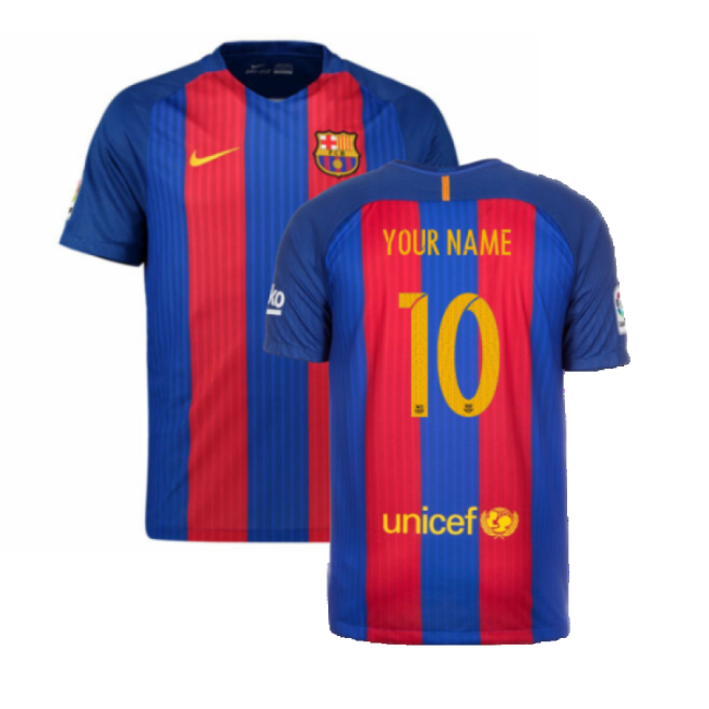 Barcelona Home Match Jersey Lightweight Lightweight Breathable