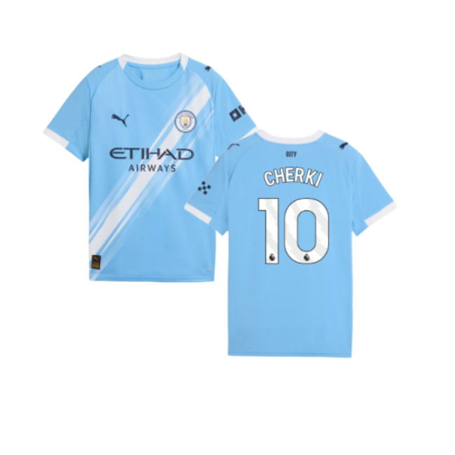 2025-20 Man City Soccer Jerseys high quality Home Shirt - Kids