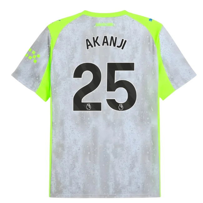 2025-2026 Man City Third Shirt (Akanji 25)