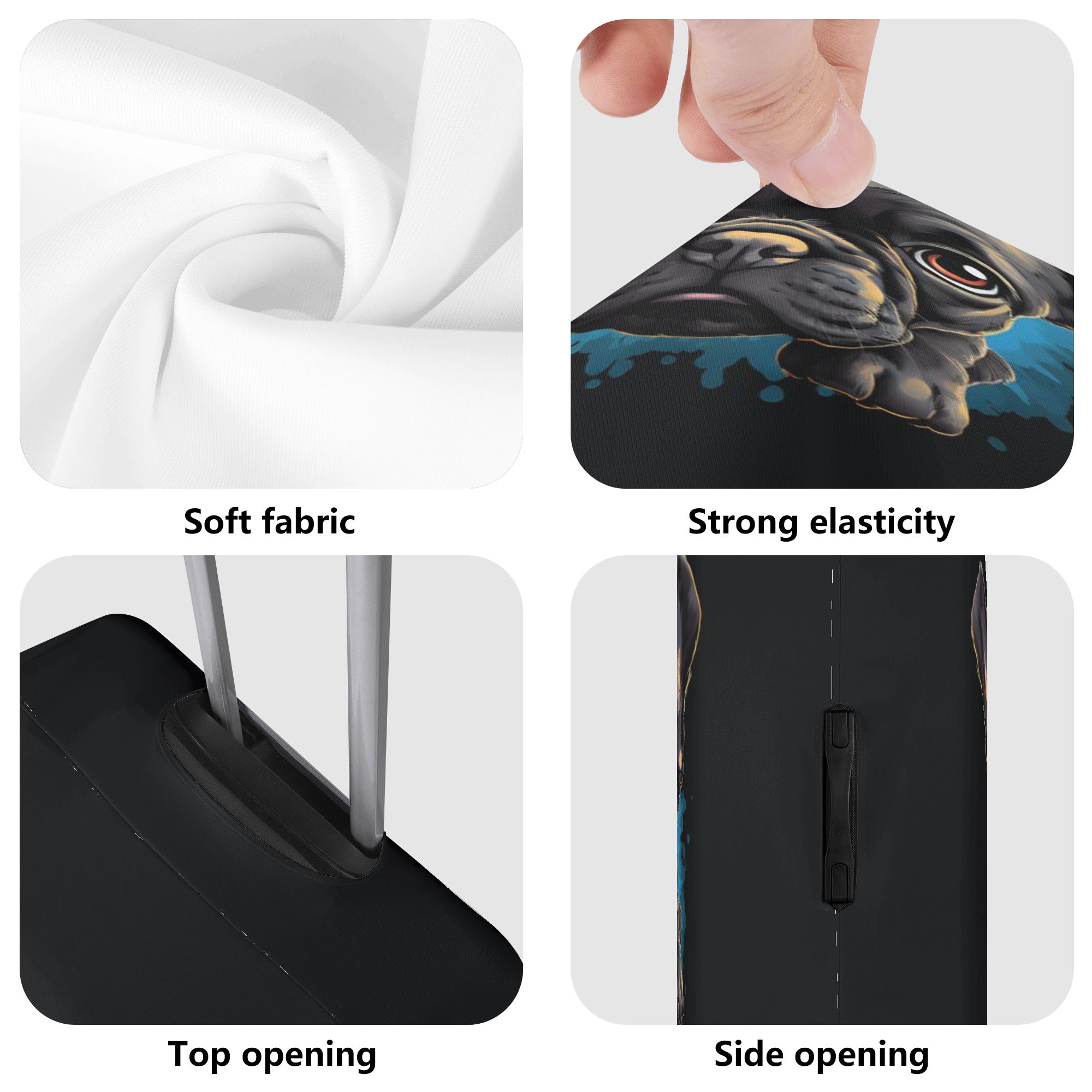 French Bulldog Gucci Luggage Cover Cute Frenchie Essential