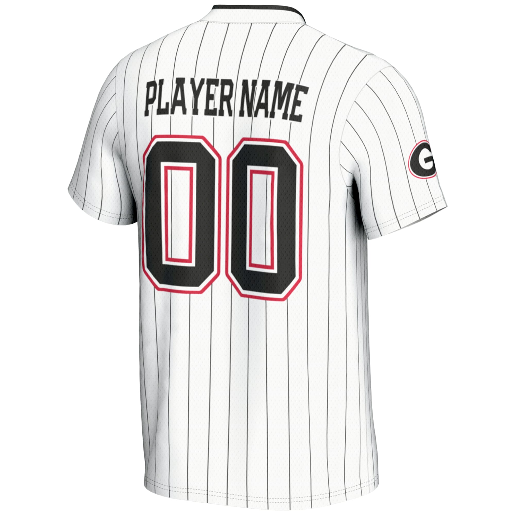 [NJP] Georgia Bulldogs GameDay Greats Unisex NIL Pick-A-Player Lightweight Softball Jersey - White