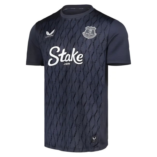 Top Grade 2025-2026 Everton Away With Retro Design - Champions