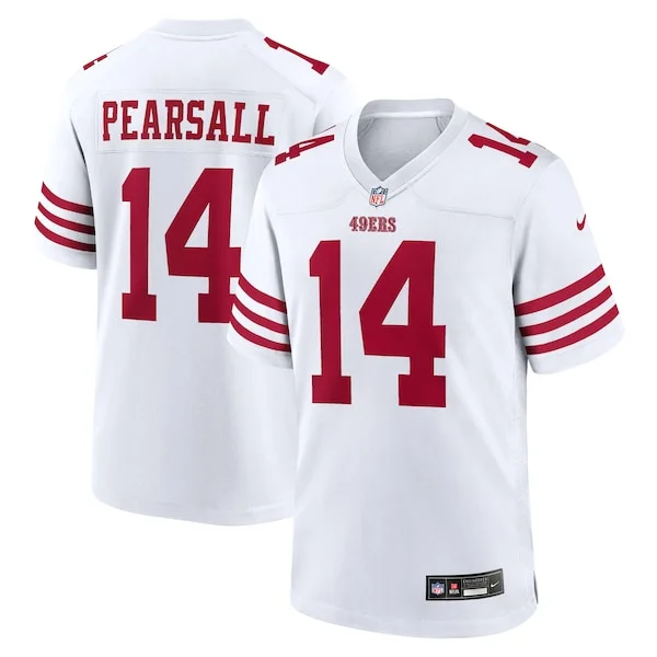 San Francisco 49ers Game NFL Jersey - White | Game-Day Football App...