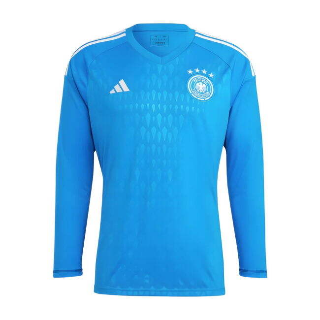 Minimalist 2022-2023 Germany Home Goalkeeper Shirt (Blue) Playful