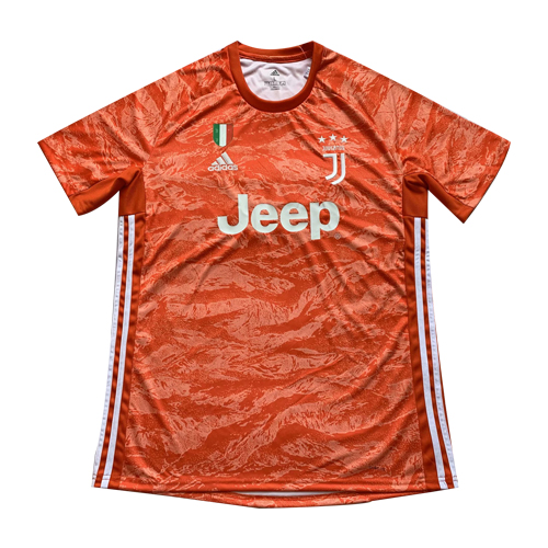 2019-20 JUVENTUS GOALKEEPER ORANGE SOCCER JERSEY SHIRT - Official