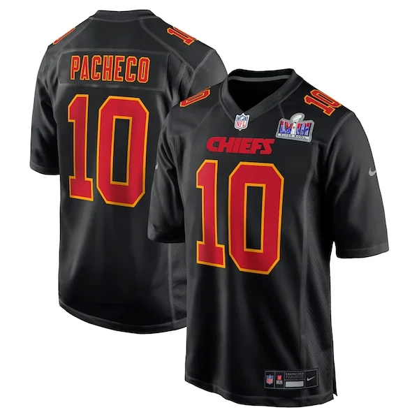 Performance Kansas City Chiefs Game Jersey - Premium Black NFL Fan ...