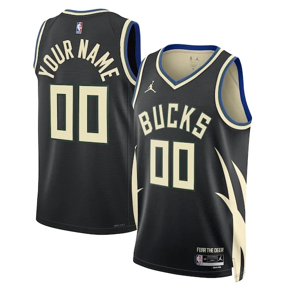 Milwaukee Bucks MIL Swingman Jersey - stylish Basketball - Black