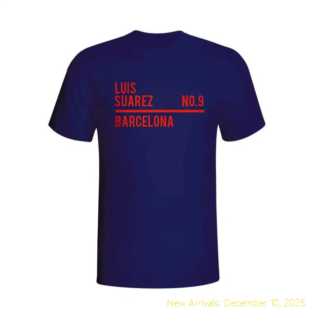 Barcelona T-shirt - Suarez #uruguayan Striker - Moisture Wicking