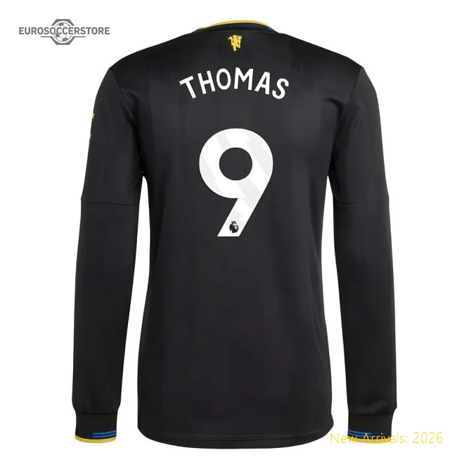 2025-2026 Man Utd Authentic Long Sleeve Third Shirt (thomas 9)