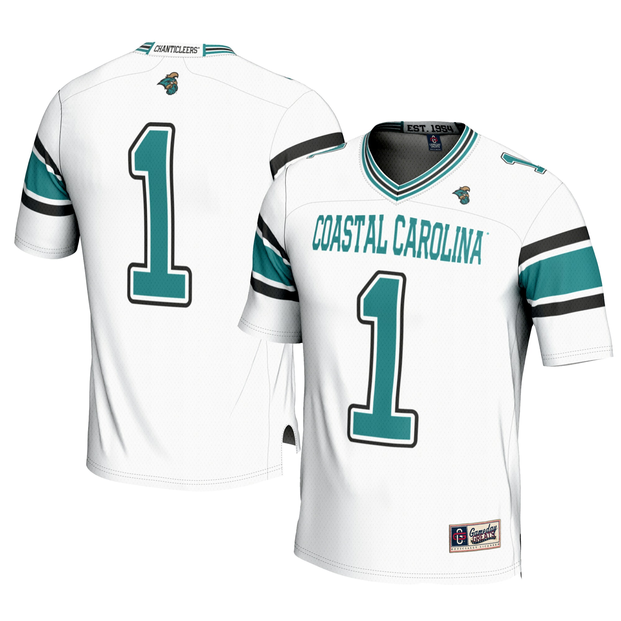 [NJP] Coastal Carolina Chanticleers GameDay Greats Football Jersey - White