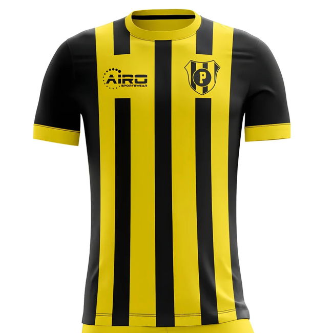 Team 2025-2026 Penarol Home Concept Football Shirt Replica