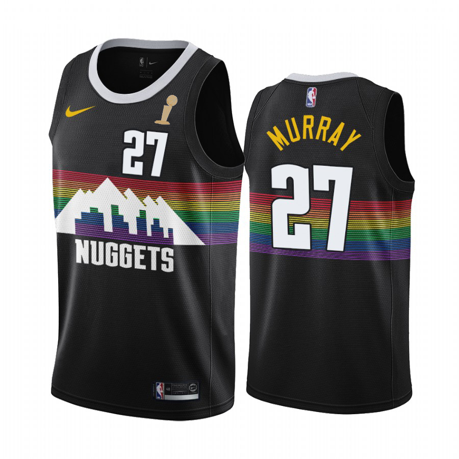 Nike Nuggets Black Nike Nuggets #27 Jersey - Budget-Friendly