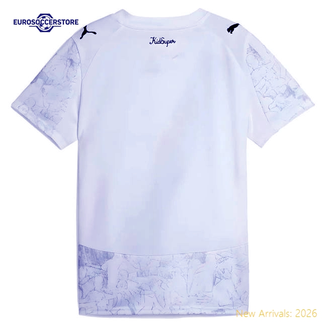 Breathable Manchester City Kids Jersey 2025-2026 Kids-safe Technology