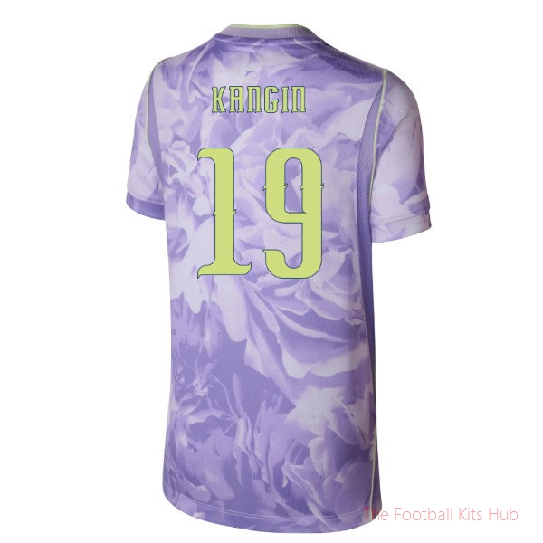 Soccer South Korea 2026-2027 Away Shirt (Kids) (Kangin 19)