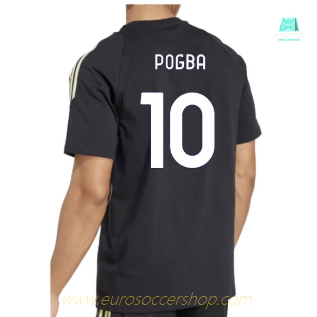 2025-2026 Juventus Training Tee (Black) (Pogba 10)