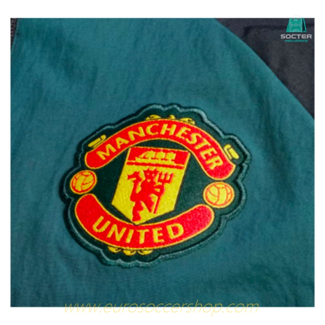 2024 Man Utd Woven Track Jacket (Black)